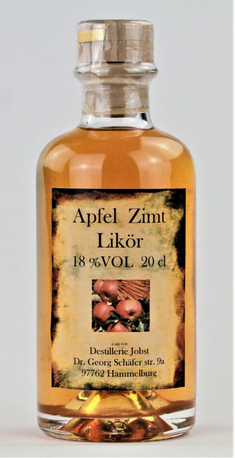 Apfel-Zimt-Likör | Destillerie Jobst
